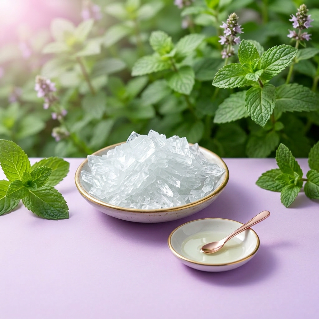 Trade Name: Menthol
English Name: L-MENTHOL

CAS Numbers: 89-78-1; 2216-51-5
FEMA Number: 2665

Appearance: Colorless transparent prismatic crystals

Odor: Characteristic aroma of natural Asian mint

Purity: ≥99%

Extraction Method: Purified and crystallized from natural crude mint oil